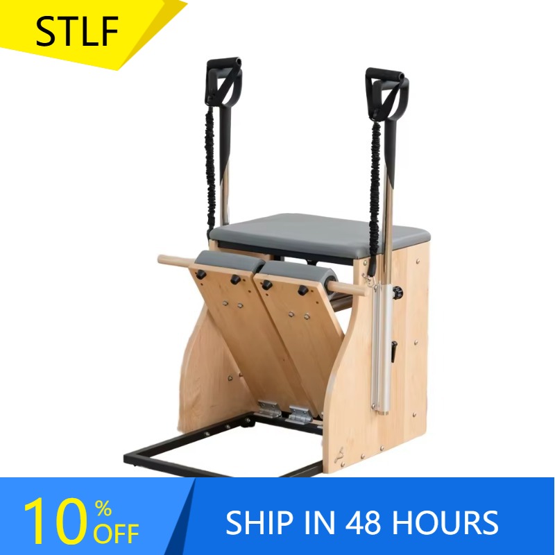 Home Gym Yoga Studio - Cadeira Wunda durável de madeira de