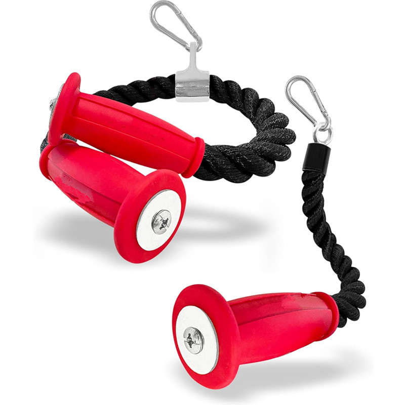 Home Gym Weight Machine - Cordas ergonômicas para tríceps, fixação de