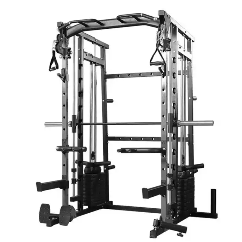 Home Gym Cable Machine - Máquina Smith Multifuncional de Alta Resistência