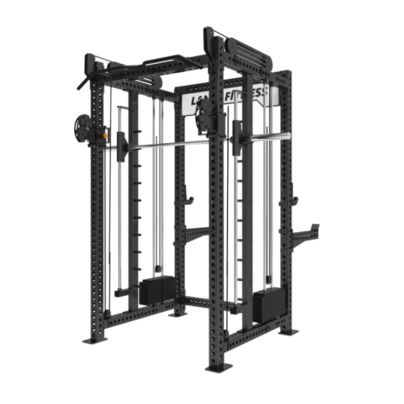 Home Gym Cable Machine - Máquina Smith Multifuncional Comercial de Aço