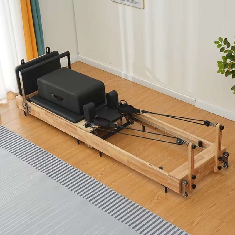 Home Gym Yoga Studio - Conjunto de Reformer de Pilates Dobrável