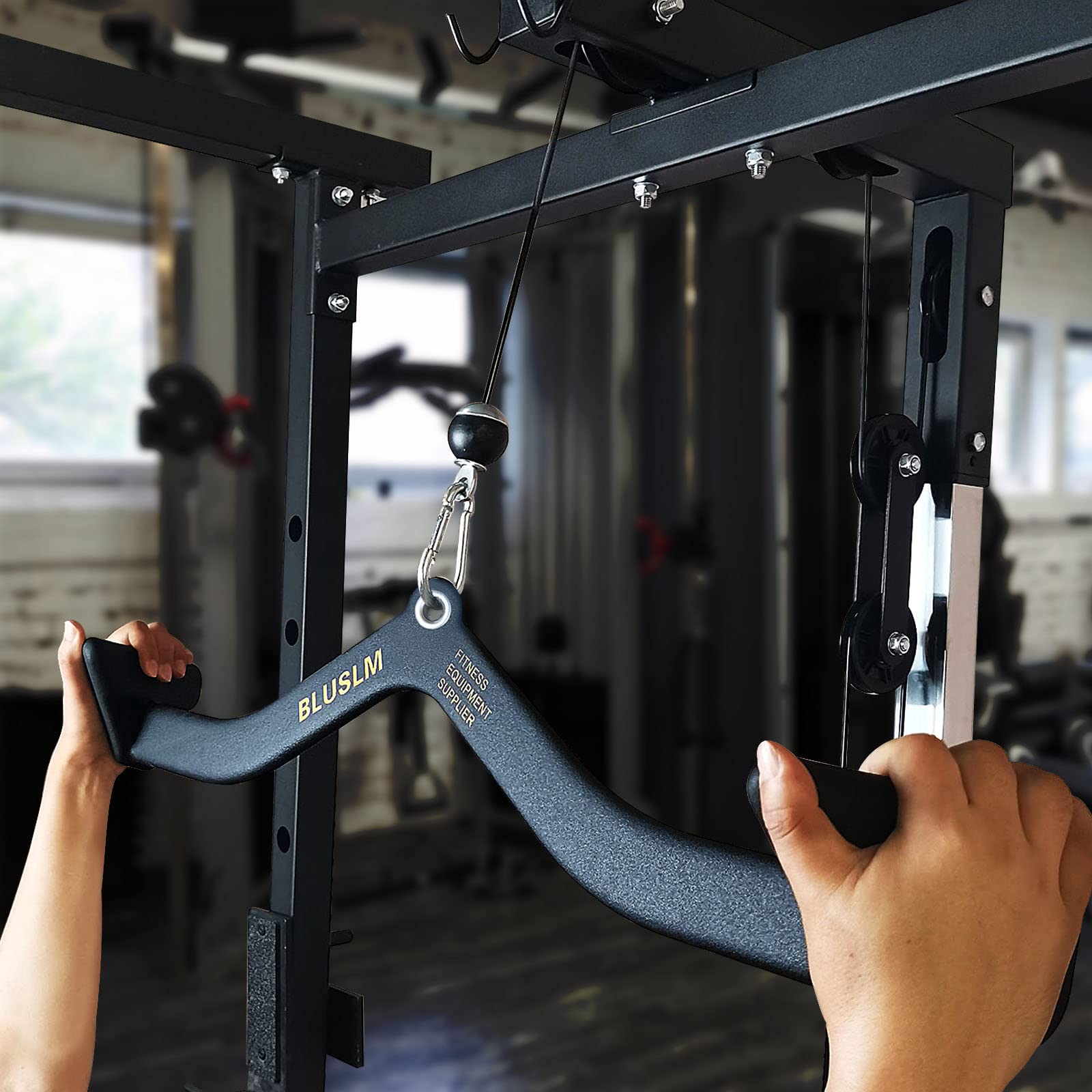 Casa ginásio de fitness lat pu - Home Gym Cable Machine avaliação e preço