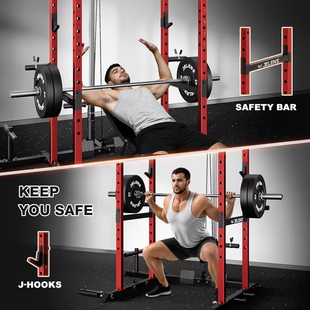 S21 Power Cage Rack Multifunci - Home Gym Cable Machine avaliação e preço