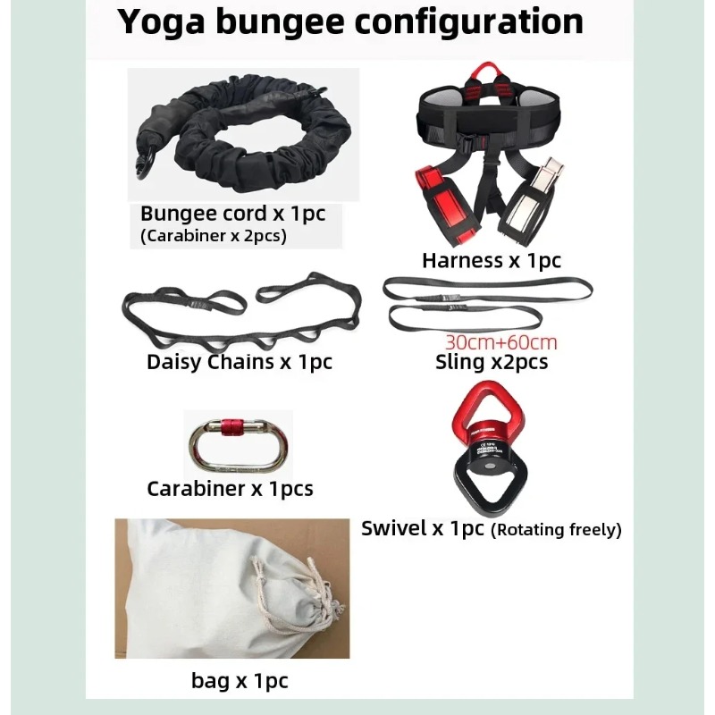 Kit de fitness bungee pesado,  - Home Gym Yoga Studio avaliação e preço