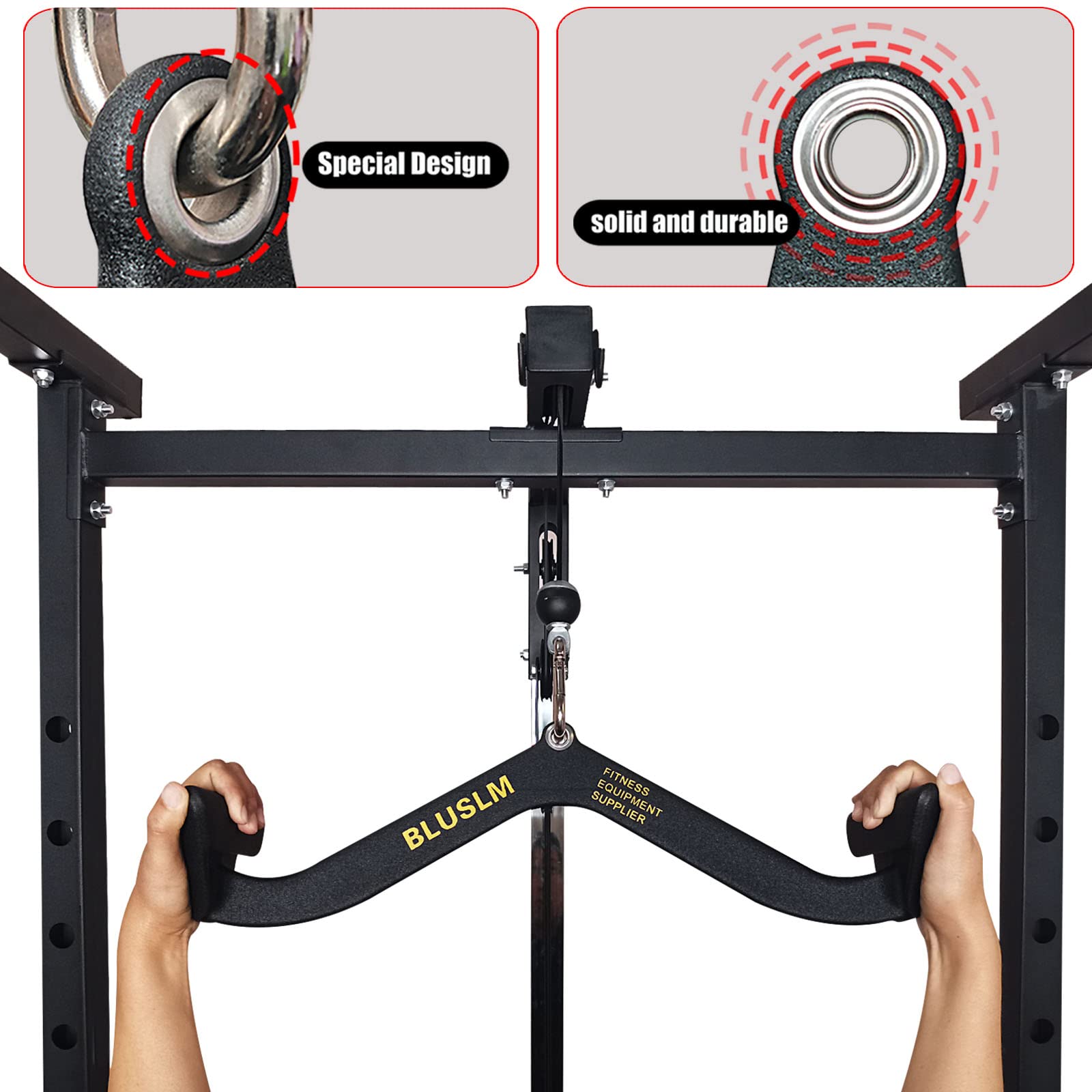 Casa ginásio fitness lat puxar - Home Gym Cable Machine avaliação e preço