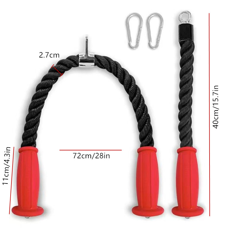 Cordas ergonômicas para trícep - Home Gym Weight Machine avaliação e preço