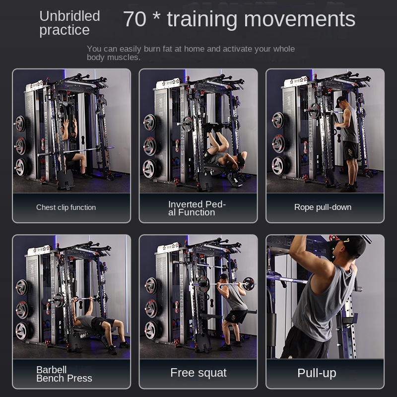Equipamento de fitness multifu - Home Gym Weight Machine avaliação e preço