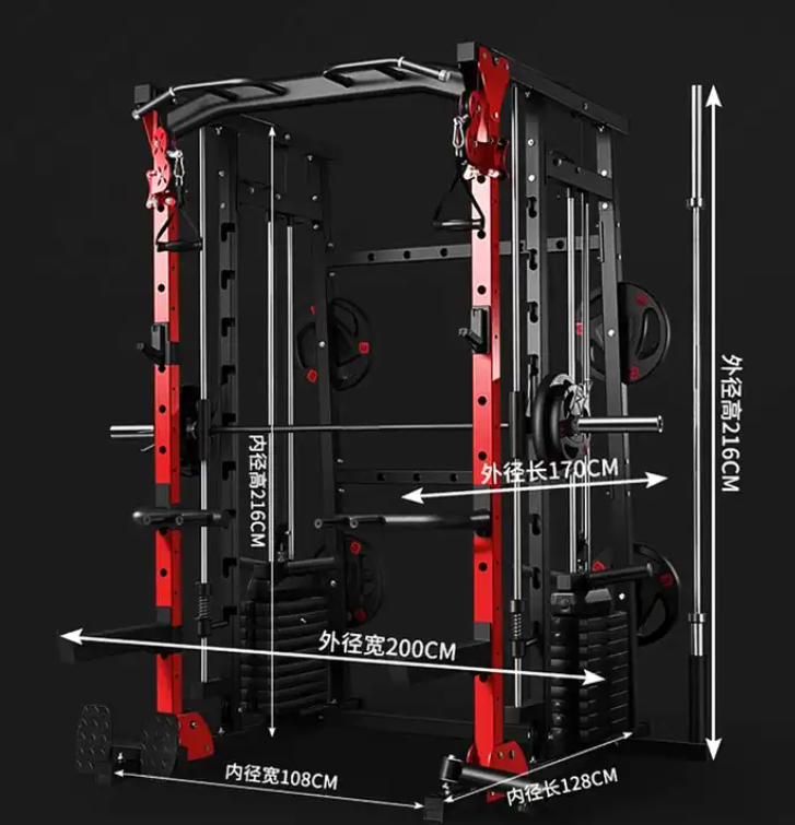Máquina Smith Multifuncional d - Home Gym Cable Machine avaliação e preço