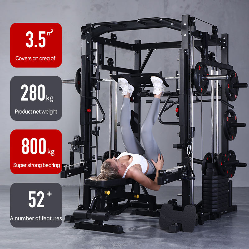 Smith Machine: Novo Rack de Tr - Home Gym Weight Machine avaliação e preço