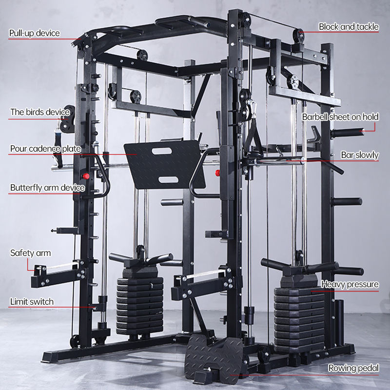 Smith Machine: Novo Rack de Tr - Home Gym Weight Machine avaliação e preço