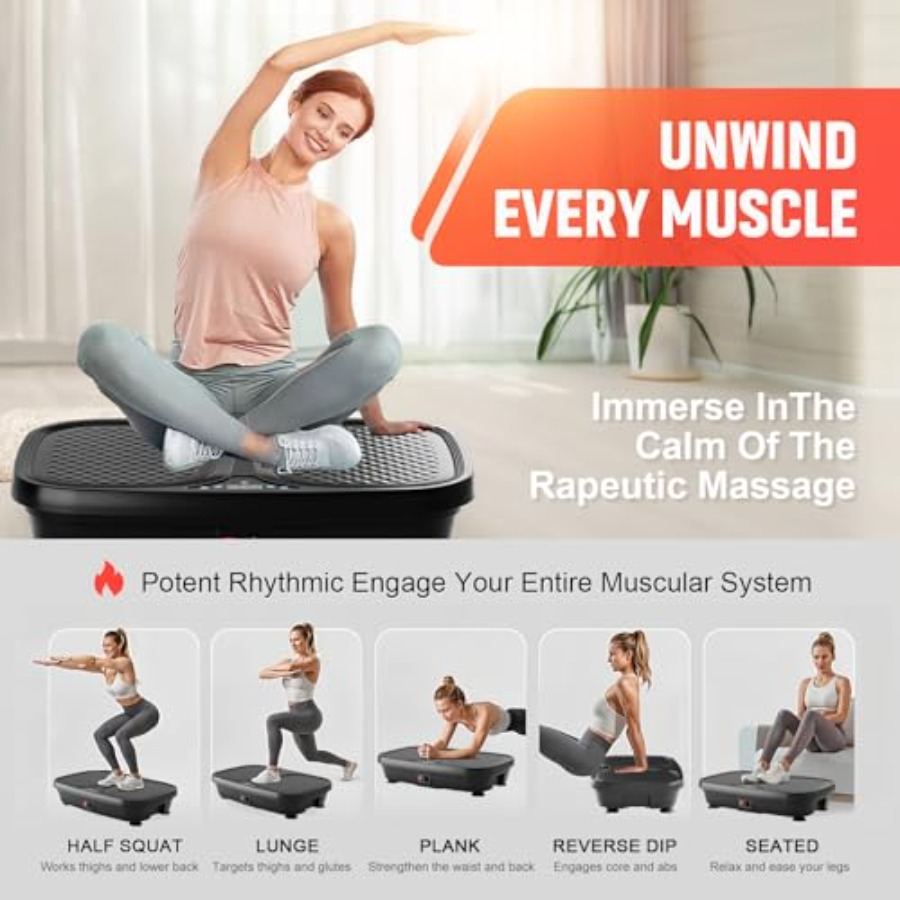 Plataforma vibratória para exe - Home Gym Weight Machine avaliação e preço
