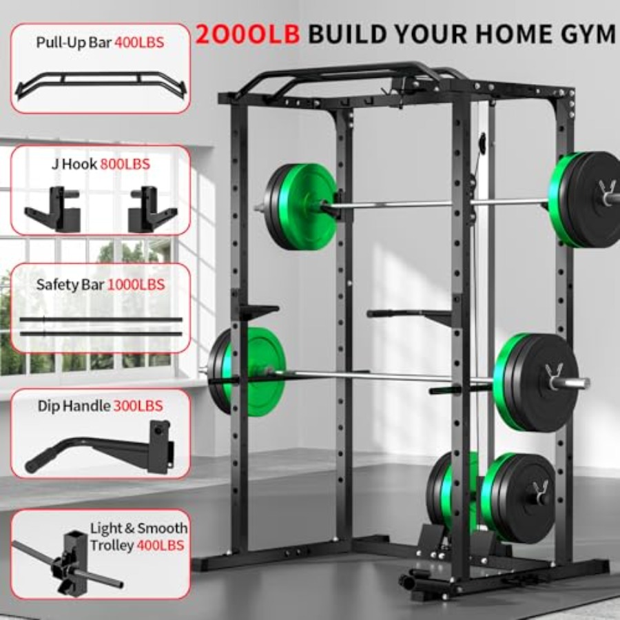 Rack de musculação para academ - Home Gym Multifunctional avaliação e preço
