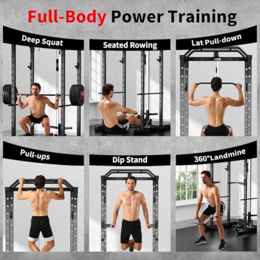 Rack de musculação para academ - Home Gym Multifunctional avaliação e preço