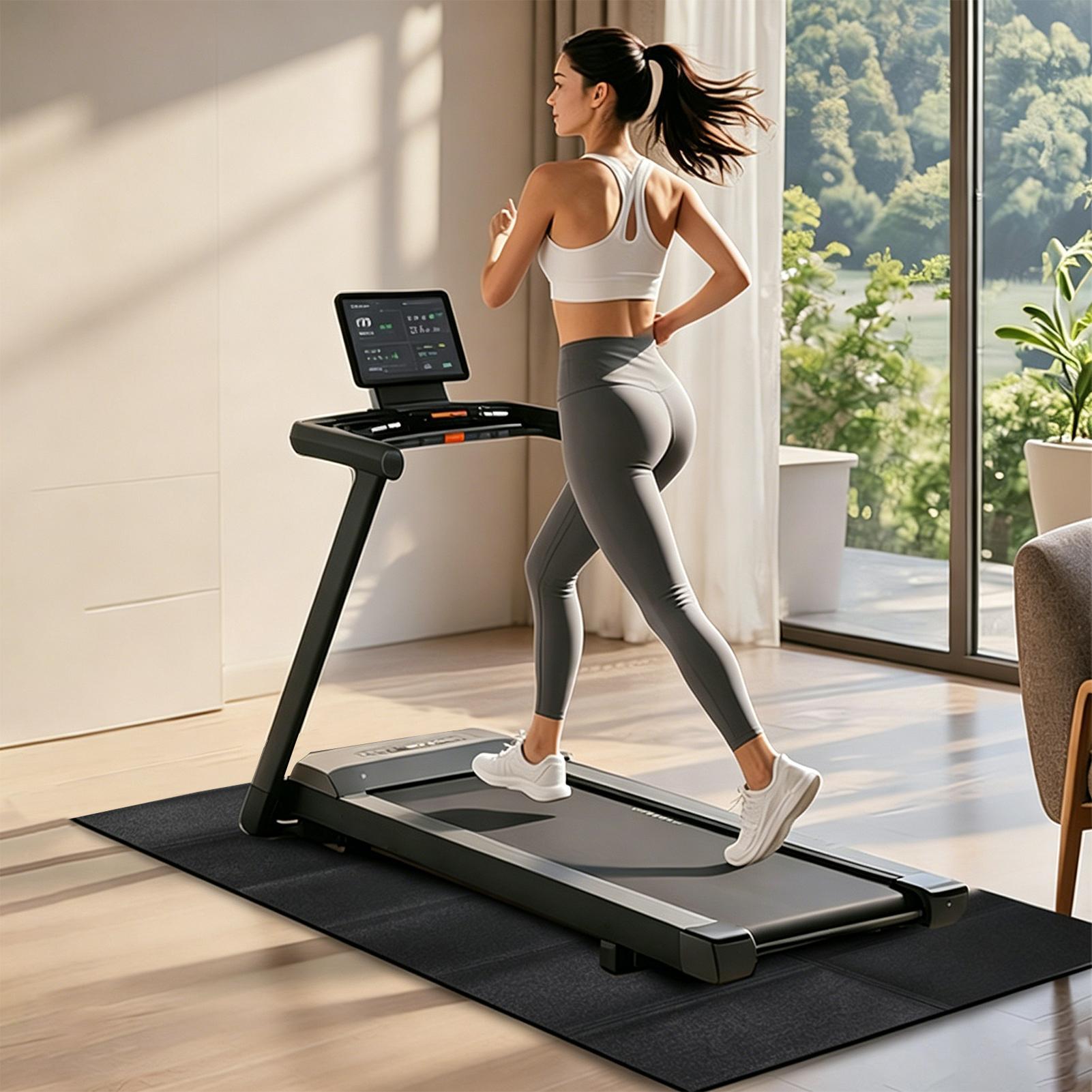 Almofadas para esteira, antide - Treadmill Home Gym avaliação e preço