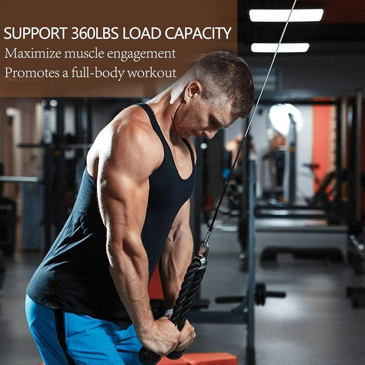 ABPF 4 Peças Extensor de Cabo  - Home Gym Cable Machine avaliação e preço