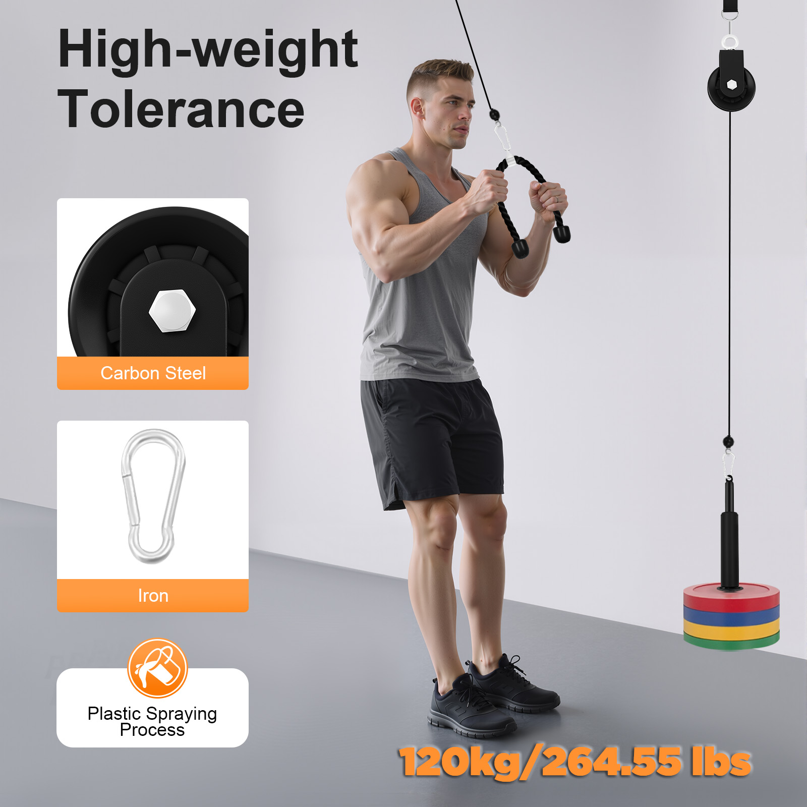 Sistema de Fitness com Cabo de - Home Gym Cable Machine avaliação e preço