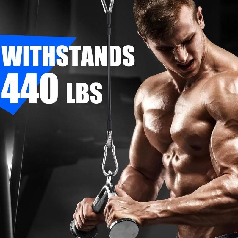 1/2 Peças Cabo de Extensão de  - Home Gym Cable Machine avaliação e preço