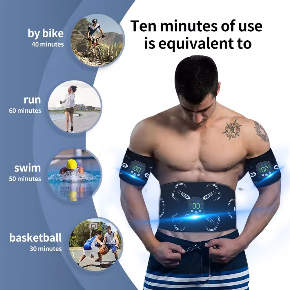 Estimulador Muscular EMS, Trei - Home Gym Weight Machine avaliação e preço