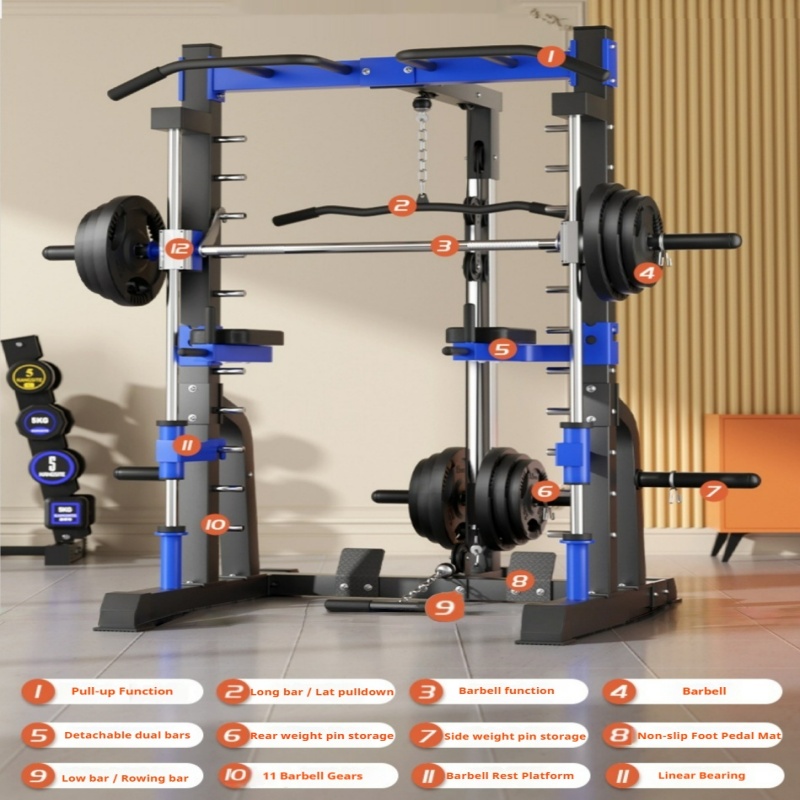 Multi-funcional casa equipamen - Home Gym Weight Machine avaliação e preço