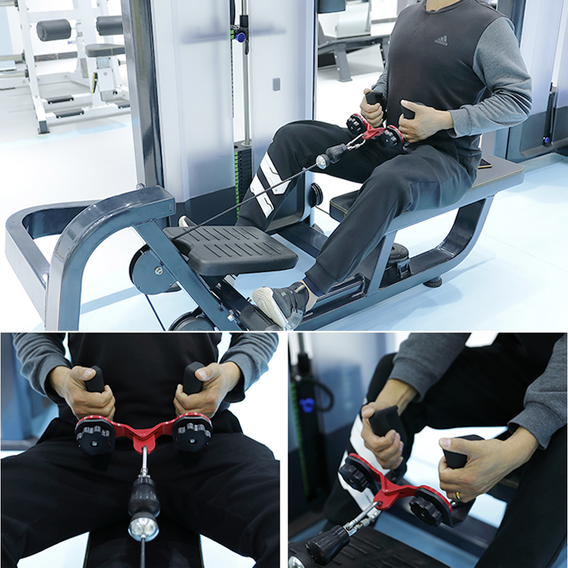 Ajustável fitness lat puxar pa - Home Gym Cable Machine avaliação e preço